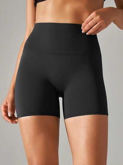 Women High Waist Yoga Legging Shorts - Squat Proof Quick Dry Fitness Cycling Shorts for Gym Workout & Sports