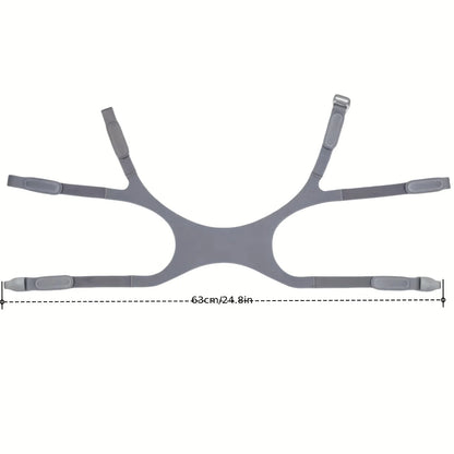 Replacement Headgear Straps with Clips - Adjustable Support Straps for Fisher & Paykel Simplus Full Face Mask