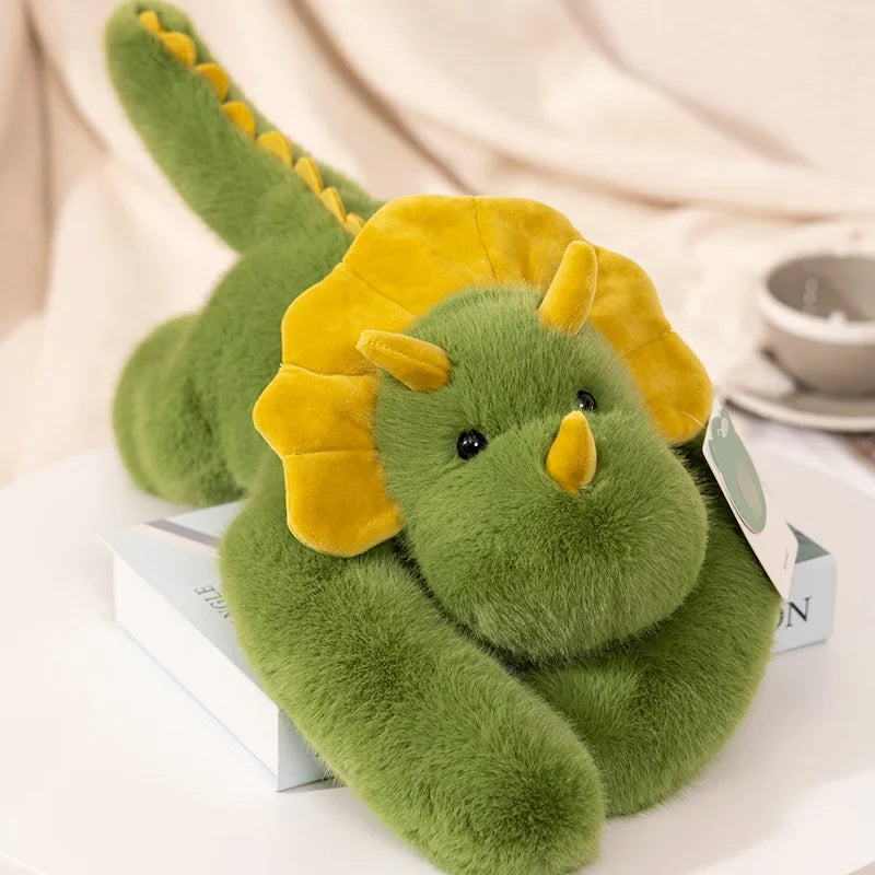 30-65cm Kawaii Forest Animal Plush Dolls – Soft Long-Arm Raccoon, Dinosaur, Sloth, Panda & Koala Pillow Toys for Home Decor
