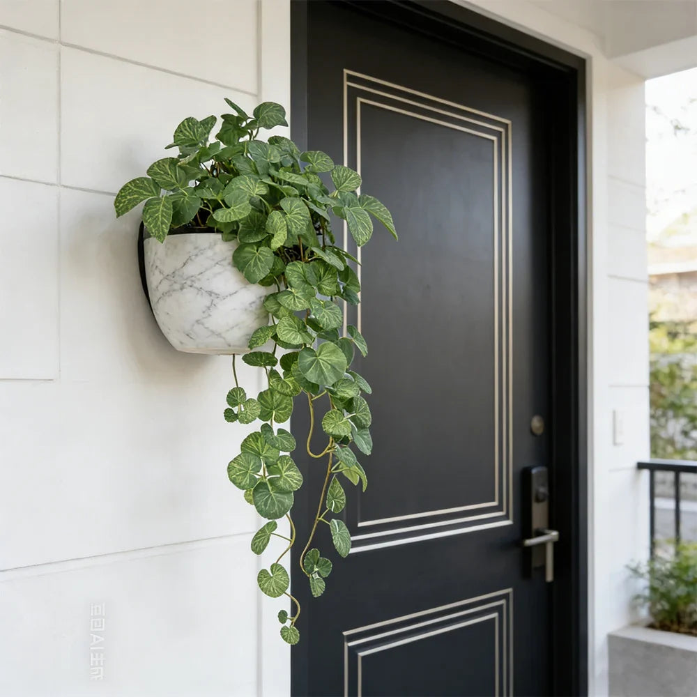 Artificial Begonia Vine - Silk Hanging Magnolia Leaf Garland for Home, Garden & Wall Decor