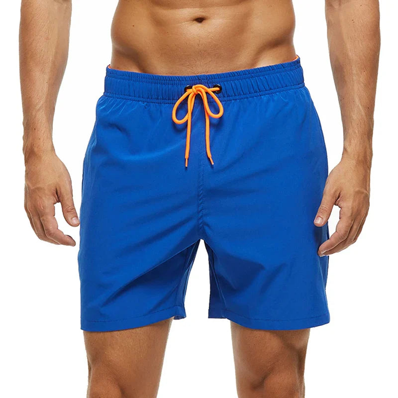 Men’s Summer Swim Shorts – Escatch Breathable Sport Board Shorts with Elastic Waist, Mesh Liner & Pockets Swimwear Beach Bermudas