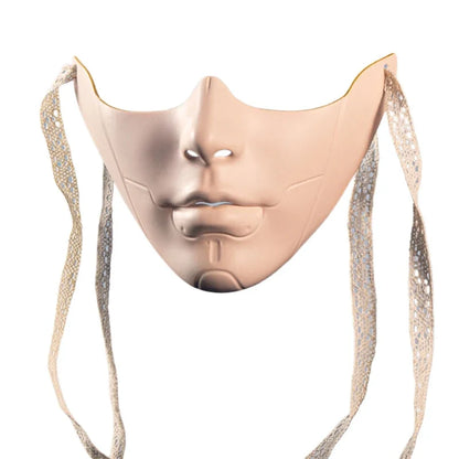 Masquerade Half Face Mask for Men & Women – Cosplay Halloween Eyemask, Costume Eye & Mouth Cover