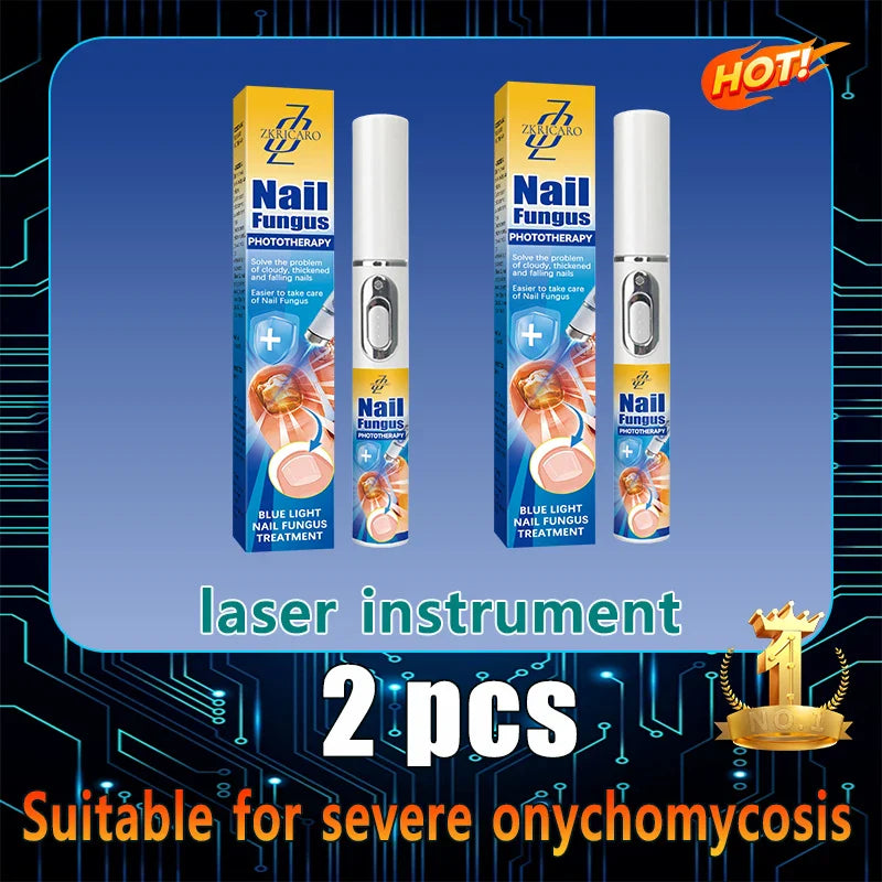 2025 Nail Cleaning Tools – 2nd Gen Blue Light Laser for Root Repair & Nail Care