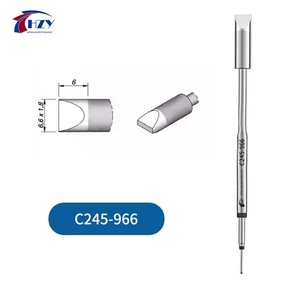 HZY C245 Soldering Iron Tips - Replacement Soldering Heads for JBC T245 Handle and Repair Stations