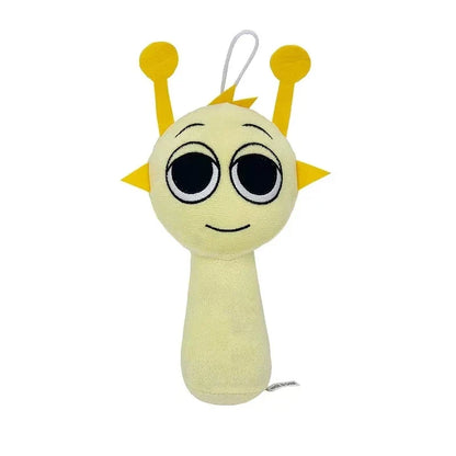 Sprunki Plush Toy Set Soft Cartoon Stuffed Animal Plushies Collectible Game Character Dolls Gift for Fans Birthday & Christmas Present