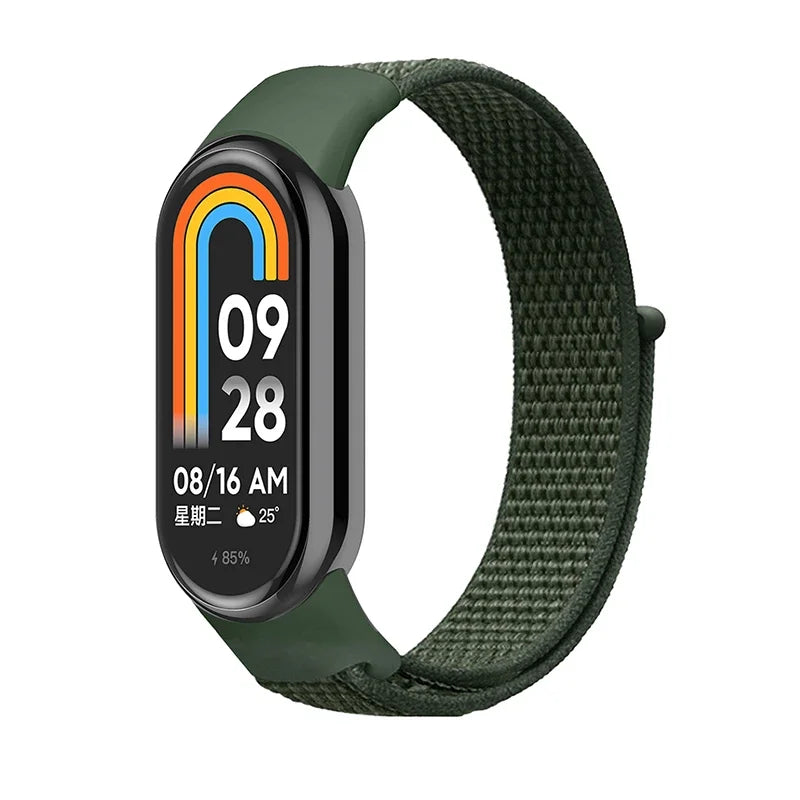 Sport Nylon Loop Strap for Xiaomi Mi Band 9 8 NFC – Replacement Wristband for Mi Band 7 6 5 4 3