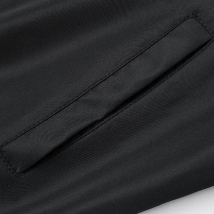 2024 Men's Spring Autumn Jacket – Short Loose Baseball Collar, Solid Color, Business Casual Thin Coat