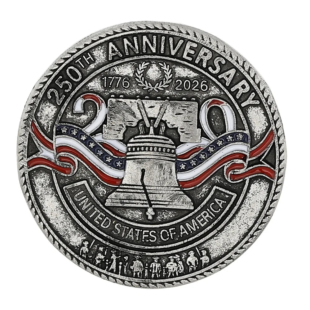 2026 USA 250th Anniversary Pin - Patriotic Enamel Brooch Jewelry Gift for Men and Women Independence Day Celebration