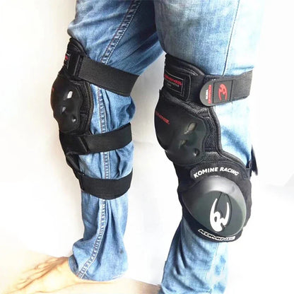 Motorcycle Shockproof Knee Slider — Professional Road Racing Gear, Foldable Protective Pads, Fast Shipping