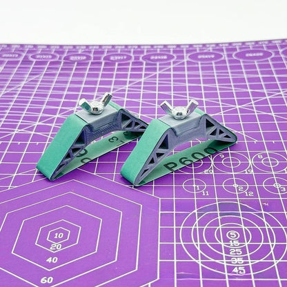 Precision Curved Grinding Tool Set - Durable Resin Polishing & Detail Finishing Accessories for Model Crafting