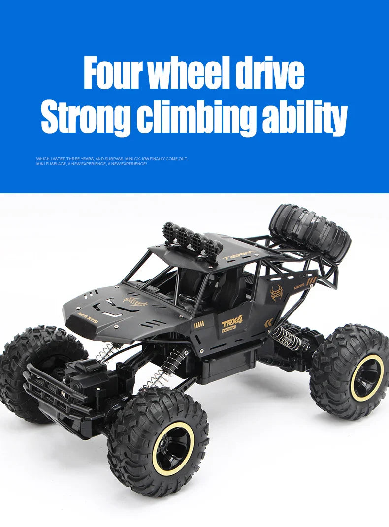 1:12 RC Off-Road 4WD Monster Truck – High-Speed 20Km/h All-Terrain Remote Control Car for Adults & Beginners