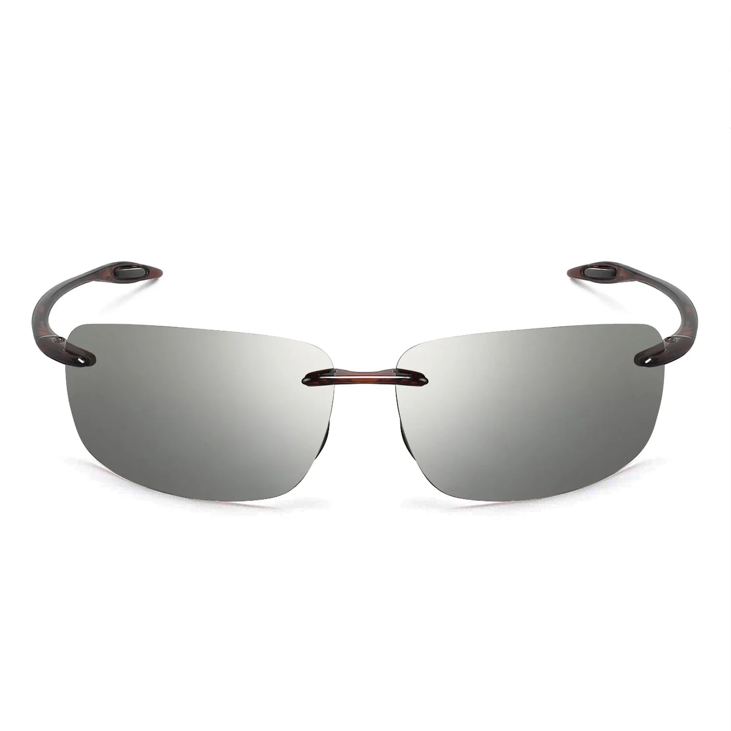 MAXJULI Polarized Sunglasses for Men & Women - Designer Fashion, Rimless Sports & Driving Eyewear (MJ8009)