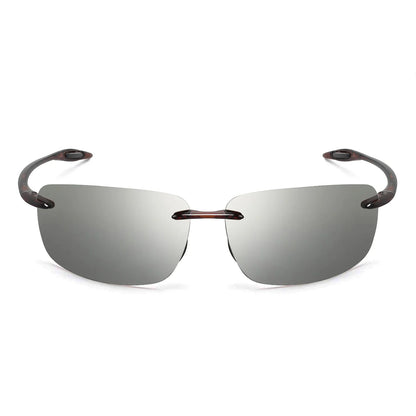 MAXJULI Polarized Sunglasses for Men & Women - Designer Fashion, Rimless Sports & Driving Eyewear (MJ8009)
