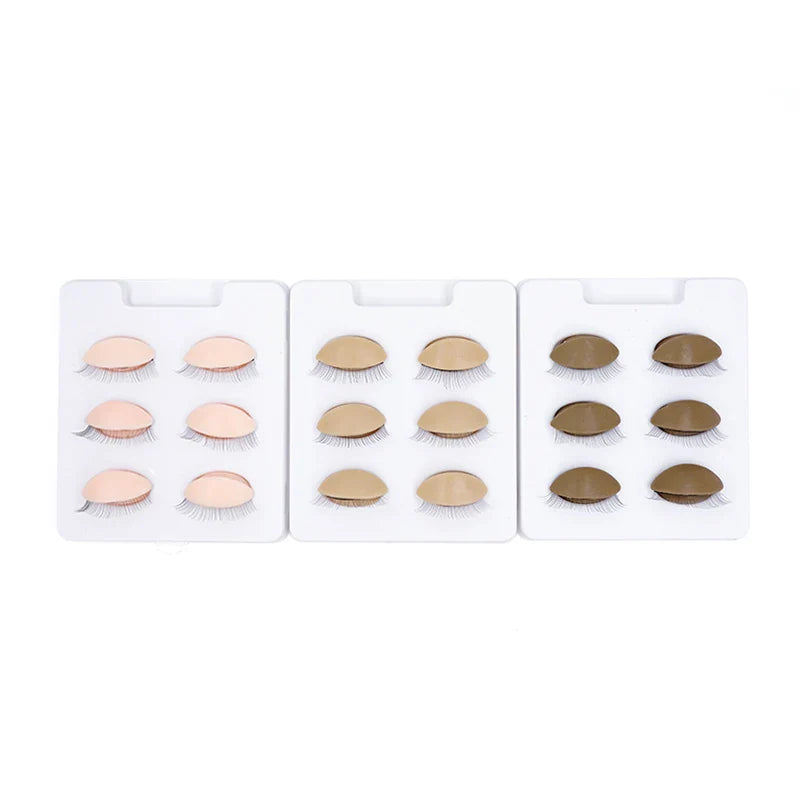 Eyelash Extension Mannequin Head – Practice Makeup Tool with Removable Replacement Eyelids for Training