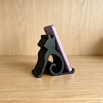 Cute Cat Phone & Tablet Holder - Universal Desktop, Bed & Car Stand