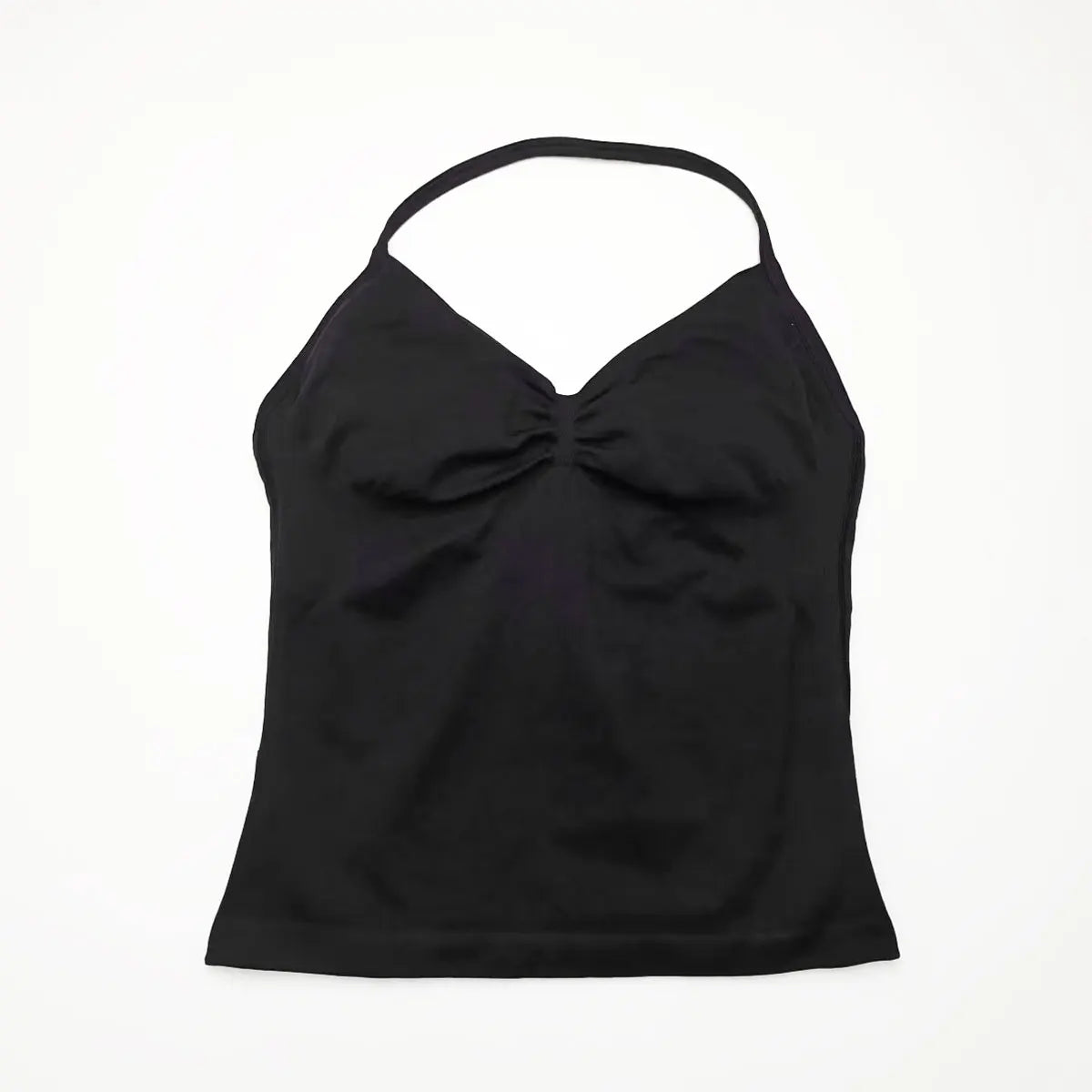 NCLAGEN Impact Longline Strappy Sports Top – Women's Yoga Vest, Open Back Gym Bra for Running & Workout