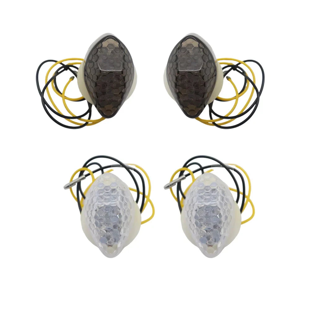 LED Motorcycle Front Turn Signal Lights – Flush Mount for Honda CBR600F3/F4i/RR