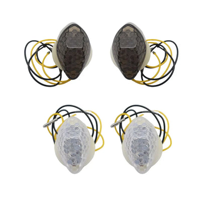 LED Motorcycle Front Turn Signal Lights – Flush Mount for Honda CBR600F3/F4i/RR
