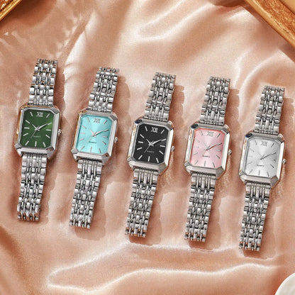 Luxury Women's Rectangle Quartz Watch - Elegant Analog Fashion Wristwatch Gift