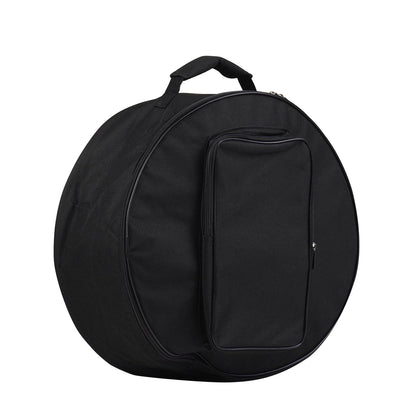 Compact Snare Drum Bag Backpack – Red Musical Instrument Case with Shoulder Strap and Exterior Pockets