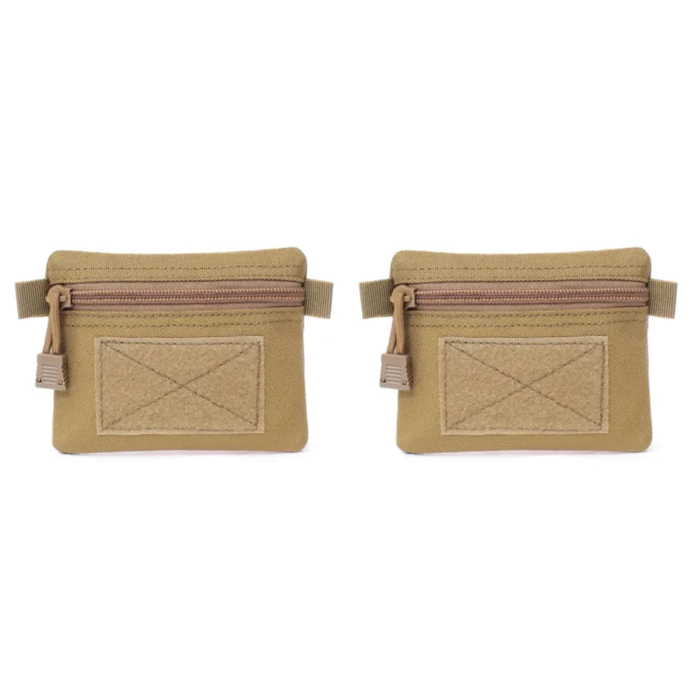 Outdoor Waterproof EDC Molle Wallet — Portable Travel Zipper Waist Pouch for Camping, Hiking & Hunting
