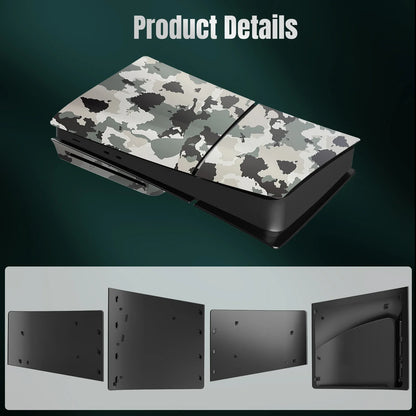 Custom Replacement Faceplates for PS5 Slim Disc Edition – Premium ABS Front & Back Shell Cover