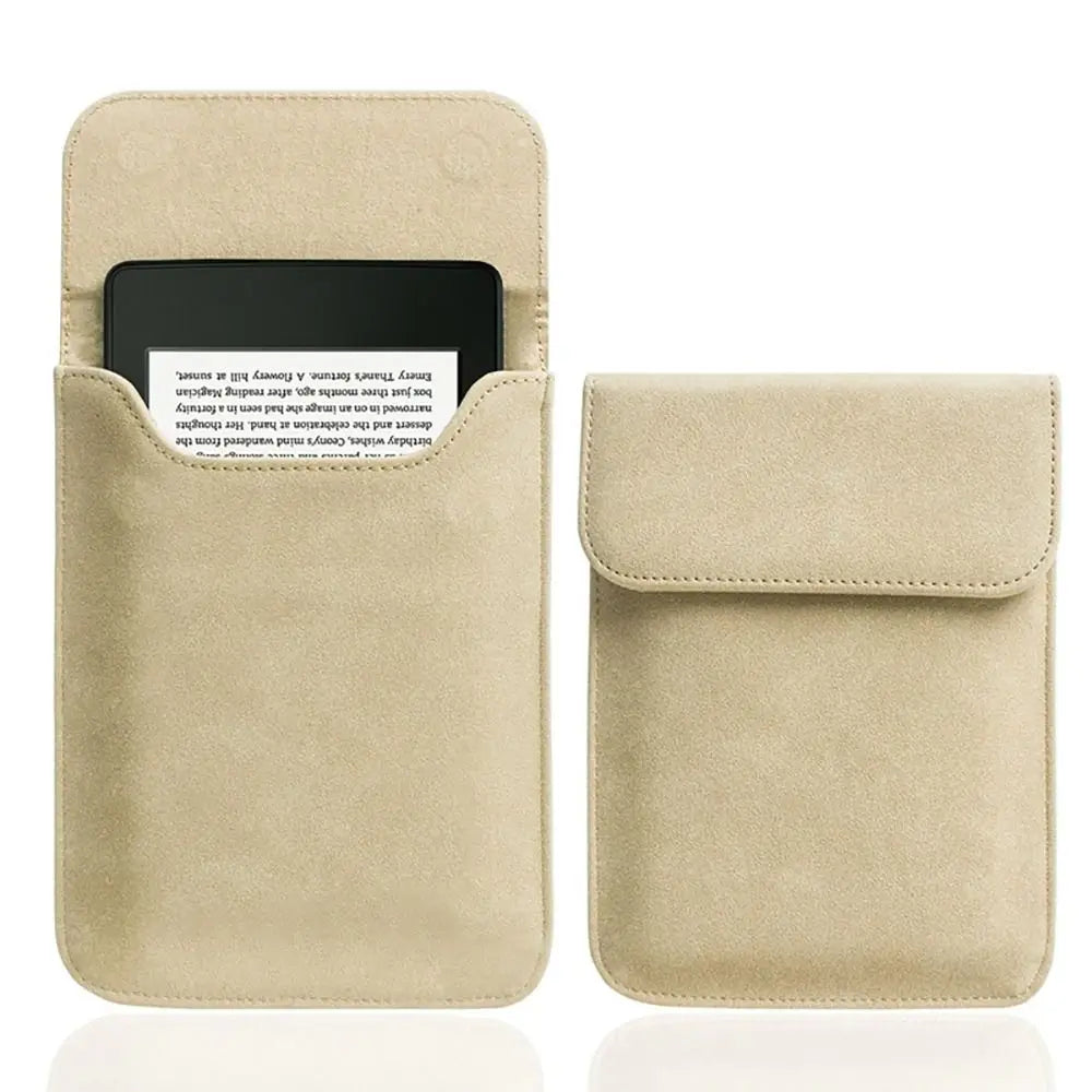 PU Leather Kindle Tablet Sleeve - Protective Carrying Pouch for Paperwhite 11th Gen 6.8" & 6" eReader Cover