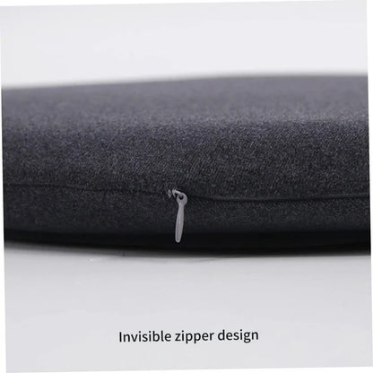 Memory Foam Round Seat Cushion – Thick Chair Pad with Elastic Zipper, Detachable Cover, 30/35/40/45cm