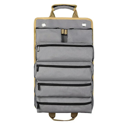Multi-Purpose Tool Bag - Professional Roll-Up Organizer with Multiple Pockets for Hardware Tools