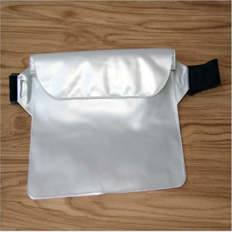Waterproof Swimming Waist Bag - Sealed Dry Phone Case for Diving, Skiing, Boating, Beach & Water Sports