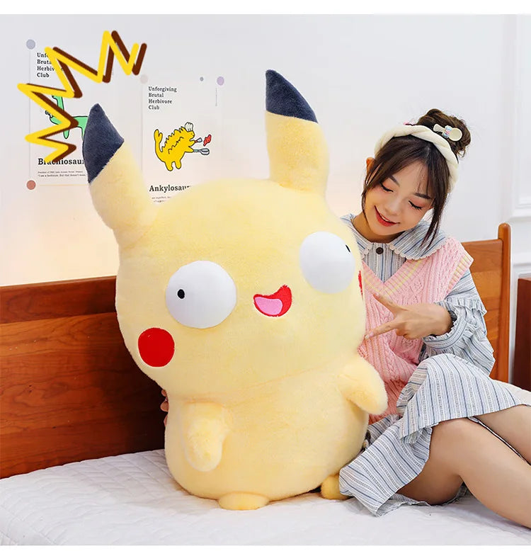 23cm Cute Pokemon Plush Toys — Pikachu, Charizard & Squirtle Soft Sleeping Pillow Dolls, Christmas Gift