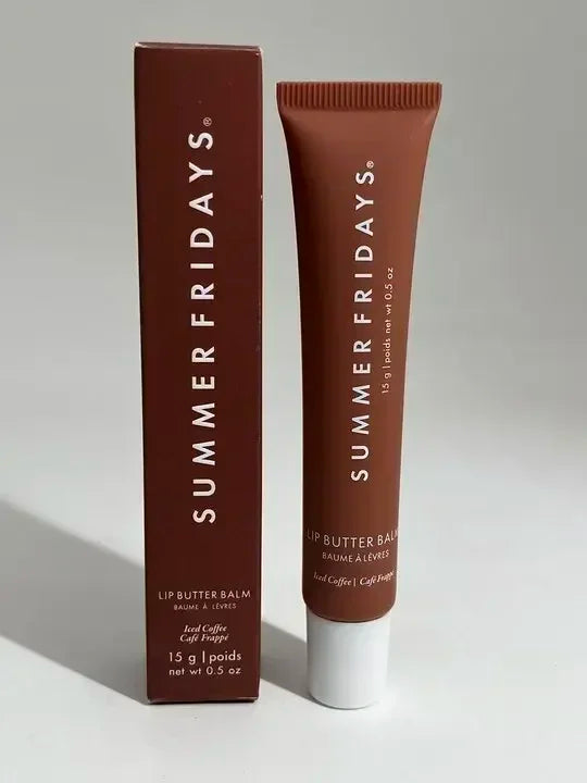 Summer Fridays Lip Balm – Moisturizing Vanilla Pink Sugar & Coffee Cake Scented Lip Gloss, Transparent Lip Oil Makeup