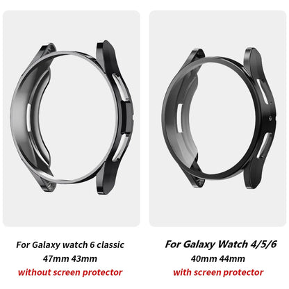 Samsung Galaxy Watch Protective Case - TPU All-Around Bumper Screen Protector for Watch 4, 5 & 6 40mm/44mm