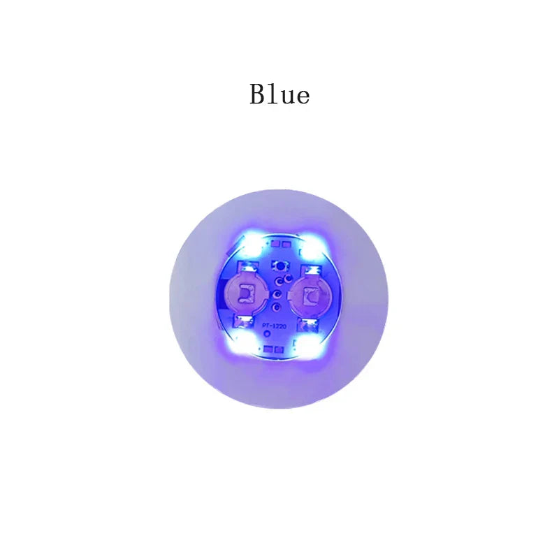 10-100PCS LED Flash Coaster Lights – Battery-Powered Luminous Bottle & Wine Cup Stickers for Bar, Party, KTV