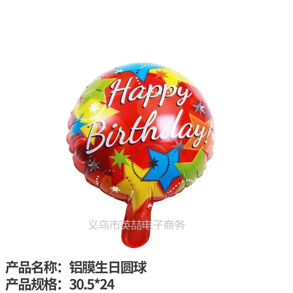 10-Inch Round Love-Shaped Aluminum Foil Balloon – English “Love” Design for Birthday, Valentine’s Day & Wedding Party Decorations