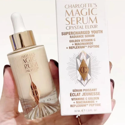 Charlotte Tilbury Makeup Set - Lip Balm Facial Setting Powder Liquid Foundation & Moisturizing Setting Spray Cosmetics