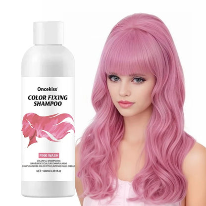 Semi-Permanent Hair Color Dye Shampoo - Instant Color Protecting & Shine Enhancing Hair Care