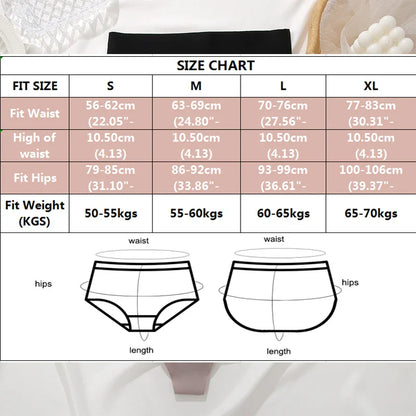 4PCS Seamless Ice Silk Panties Set for Women – Low Waist G-String, Soft Ultra-Thin Sexy Underwear Briefs