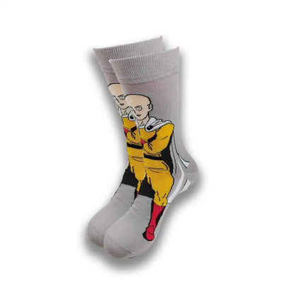 Cartoon Animation Fashion Socks for Men & Women – Autumn Winter Street Style Trendy Casual Combed Cotton Socks