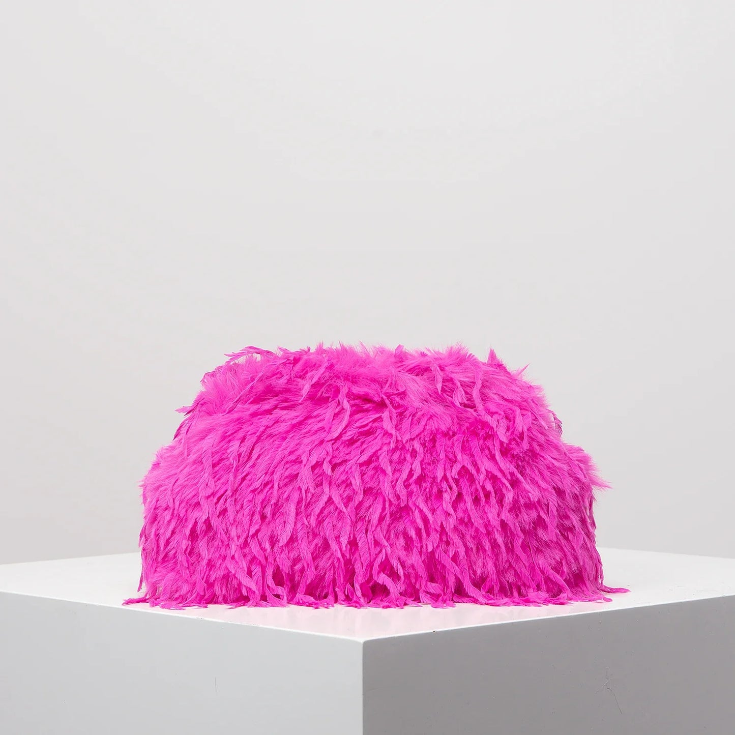 Dopamine Y2K Plush Clutch Bag – Candy-Colored Women's Clip Purse for Dinner or Party Dresses