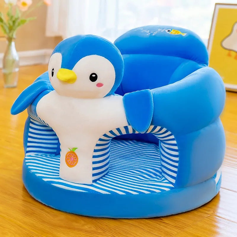 Baby Learning Sit Sofa Chair - Safe Backrest Support Seat for Infants, Anti-Fall Toddler Practice Sitting Stool