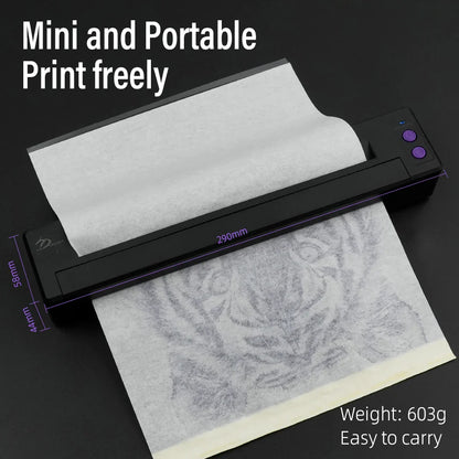 P19 Wireless Tattoo Stencil Printer – Fast Portable Transfer Machine for Small Business Use