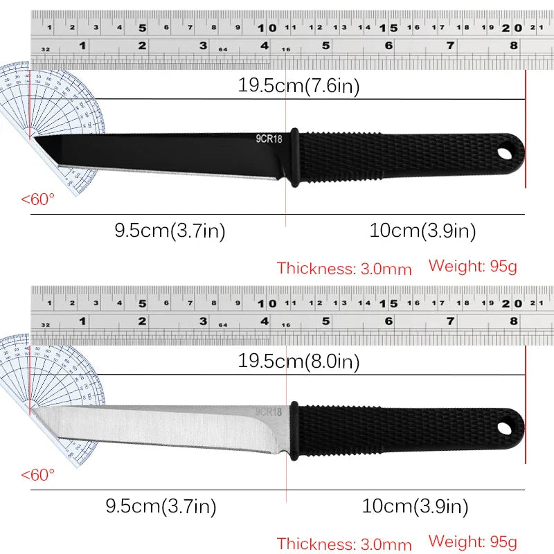5Cr15Mov Stainless Steel Meat Cleaver & Boning Knife – Sharp Fishing Knife with Holster, Multifunctional Vegetable Peeler