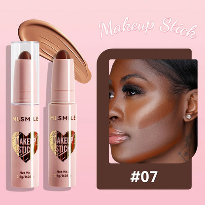MLSMILE 8-Color High Gloss Pearl Contouring Stick – Face Brightening & 3D Shadow Sculpting Pen