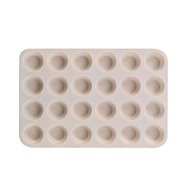 12/24 Hole Silicone Baking Mold - 3D Sphere Chocolate Mold Cupcake Muffin Cake Pan for DIY Dessert Kitchen Tools