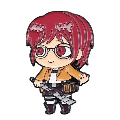 Attack on Titan Enamel Pin Badge - Anime Metal Lapel Pin for Bags, Backpacks & Fan Collectible Gift