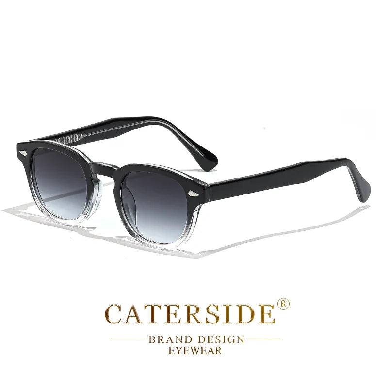 CATERSIDE Retro Small Circular Sunglasses — Luxury Punk Design Shades for Men & Women, Business & Party UV400 Eyewear