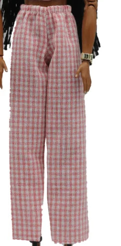 Barbie Doll Claus Outfit Set - 30cm 1/6 Scale T-Shirt & Elastic Pants Daily Wear Accessories