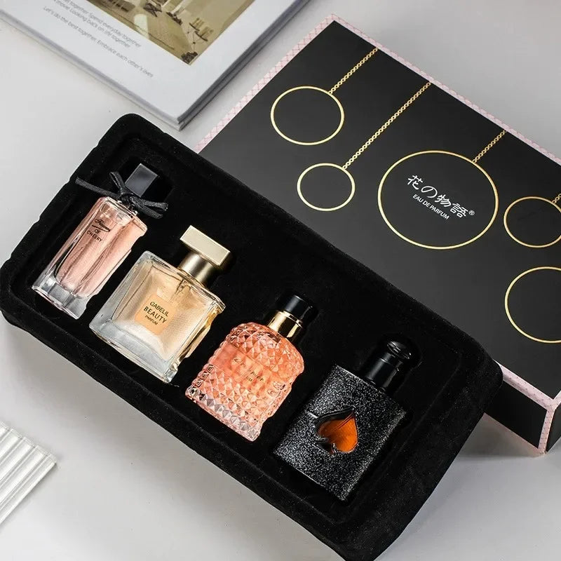 Original Women’s Perfume Set – 105ml Eau de Parfum 4-Piece Gift Box with Fresh Floral & Plant Fragrance