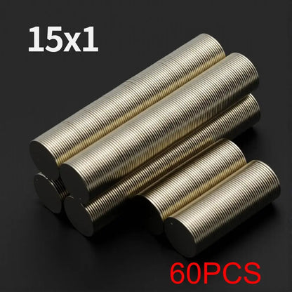 N35 Neodymium Magnets - Super Strong Round Permanent Fridge Magnets for DIY Projects & Crafts